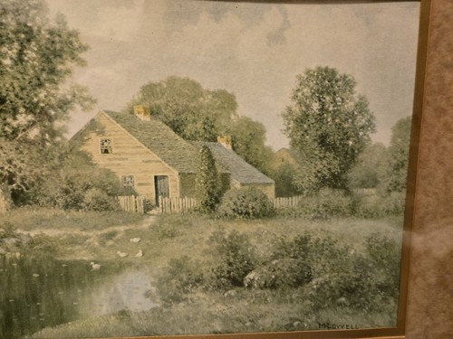 Lowell artwork signed - artwork,