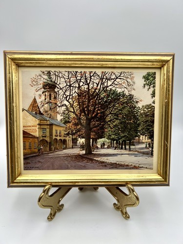 Beautiful vintage framed - vintage, art